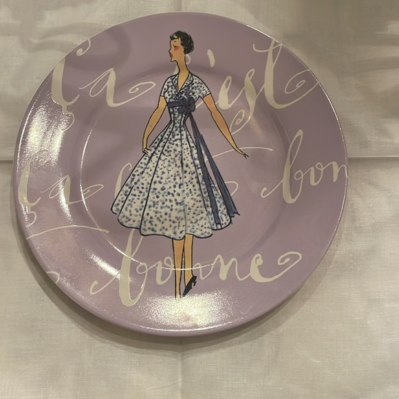 Rosanna “Purple Dessert Plates” New - Picture 5 of 8